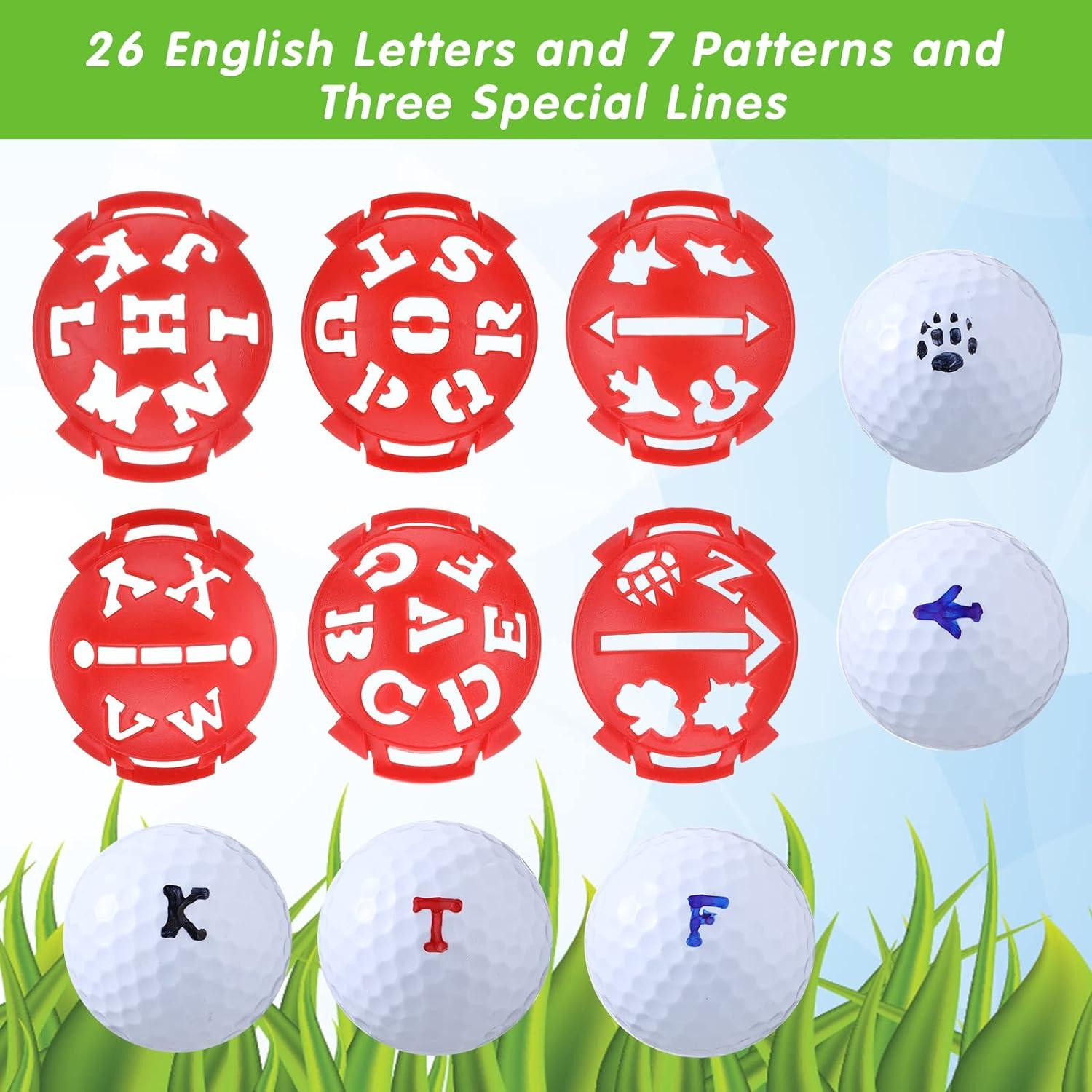 16 Packs Golf Ball Marker Golf Accessories 12 Golf Ball Marking