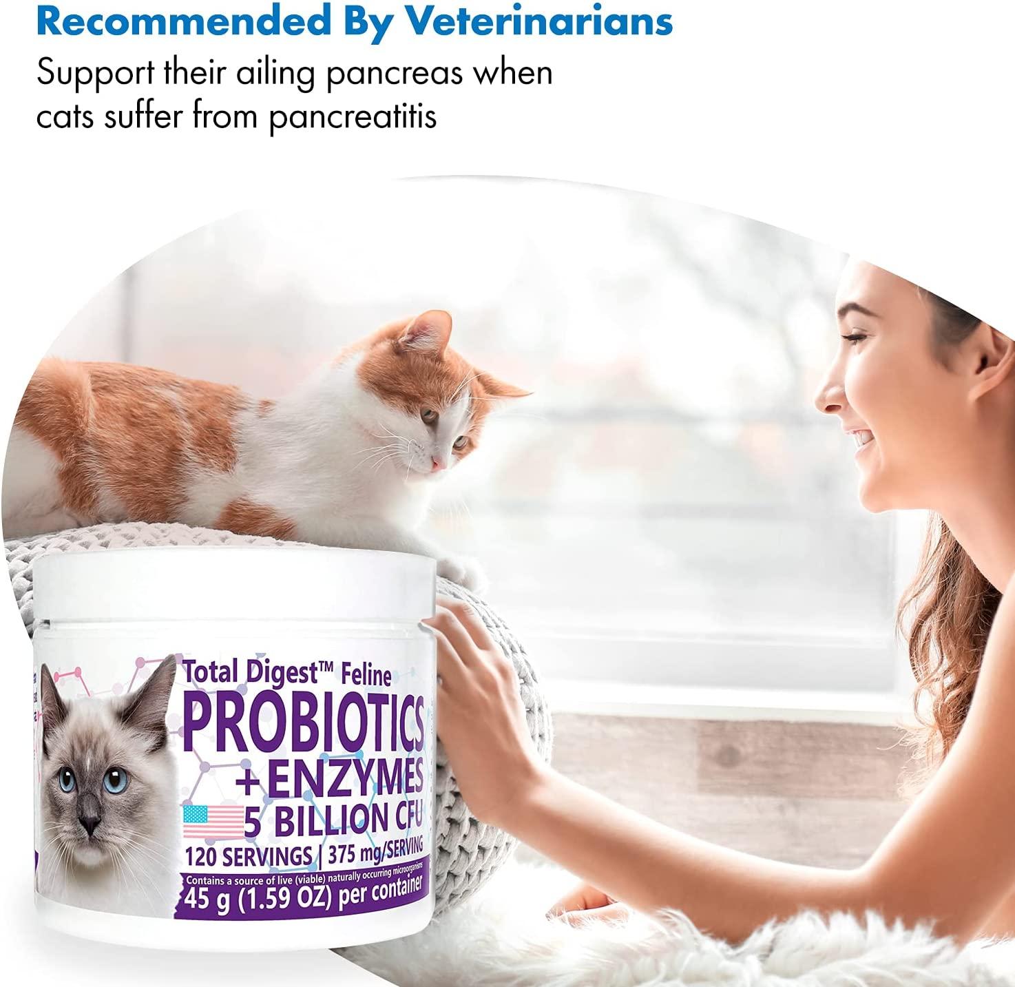 Total Digest Feline Probiotics & Enzymes AllNatural Digestive