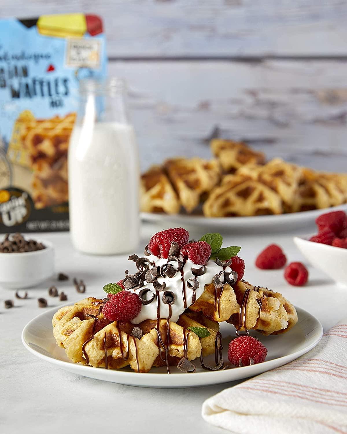 Le Fantastique Belgian Waffle Mix With Sugar Pearl. By Farin’UP, Non