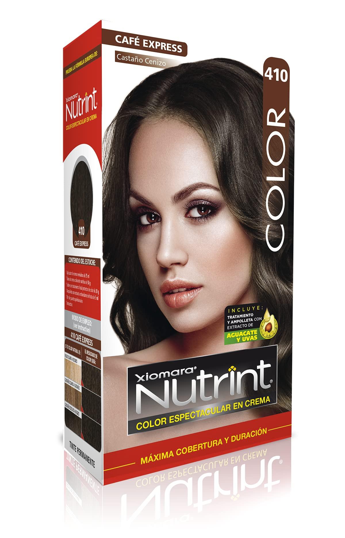 Xiomara Nutrint Hair Color Cream 410 Caf Express - Premium Casta o ...