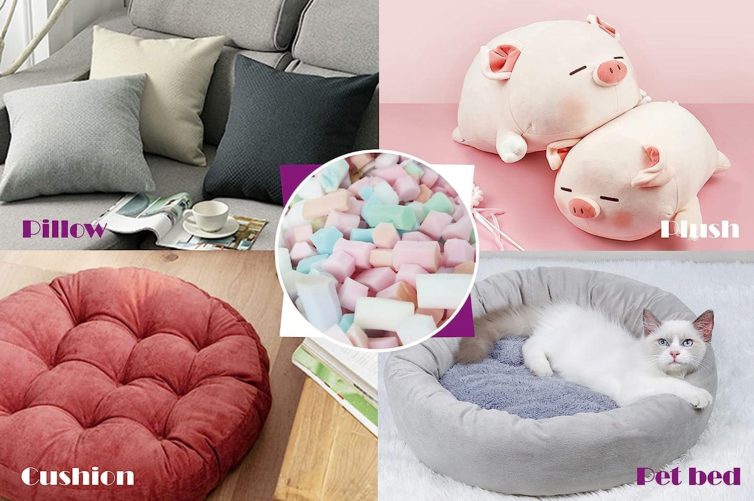 Shredded Memory Foam Fill Refill for Pillow, Bean Bag, Dog Pet Bed Cushion  20lbs