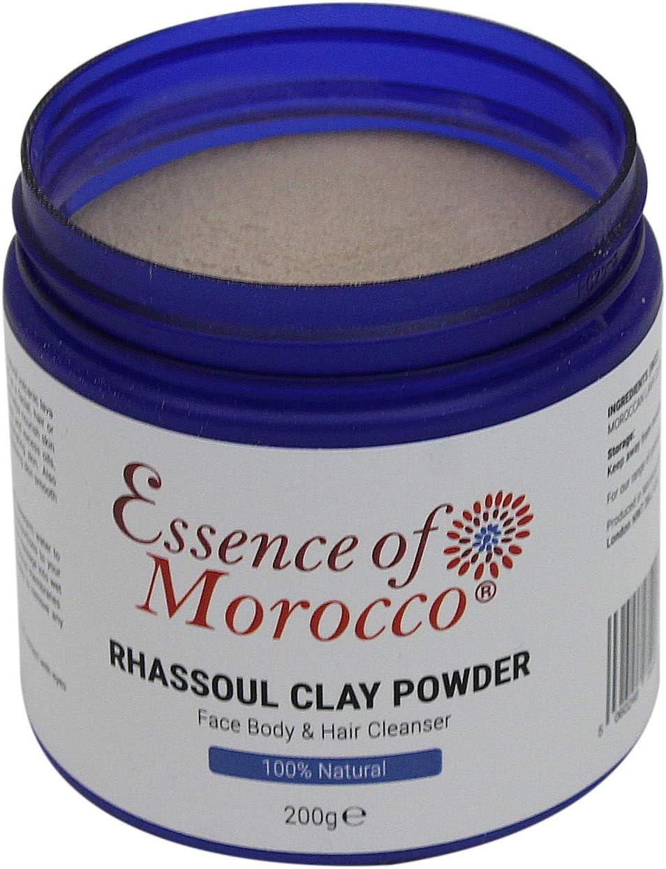 Moroccan Rhassoul Clay Powder Ghassoul used as a Cleansing Facial Body