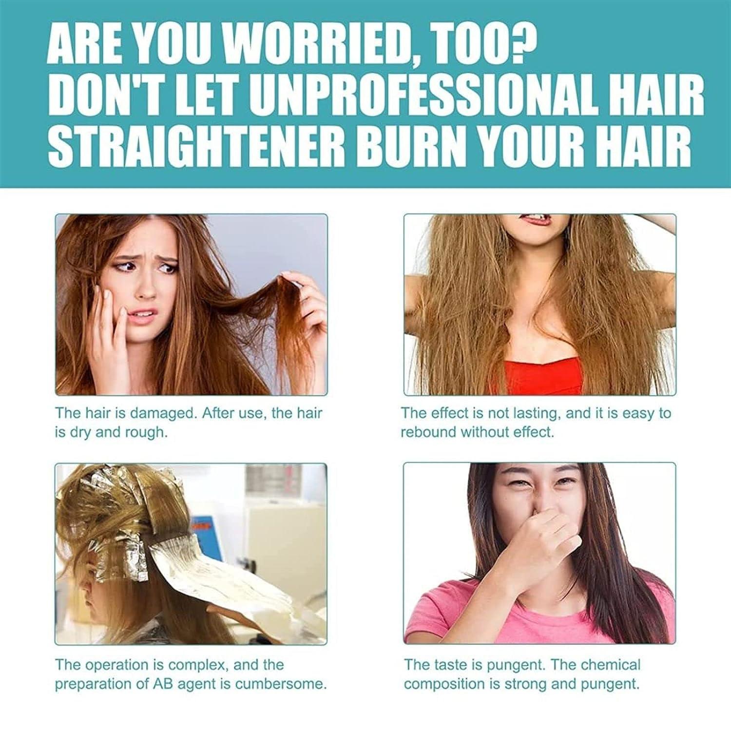 Collagen protein hair straightener sale