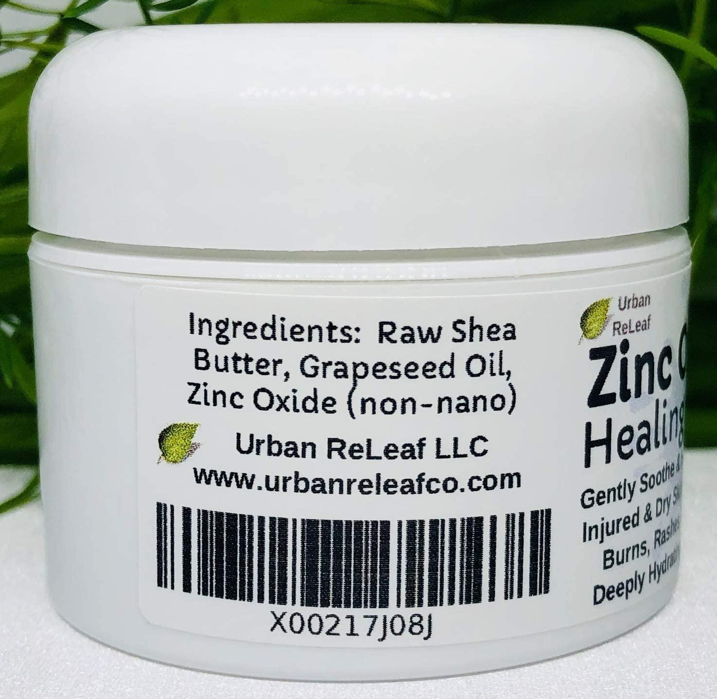 Urban ReLeaf Zinc Oxide Salve ! Gently Soothe & Heal Damaged, Injured