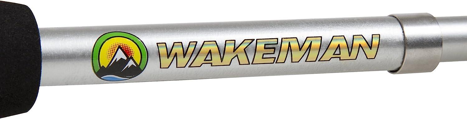 Wakeman Ultra Series Telescopic Spinning Rod and Reel Combo Black