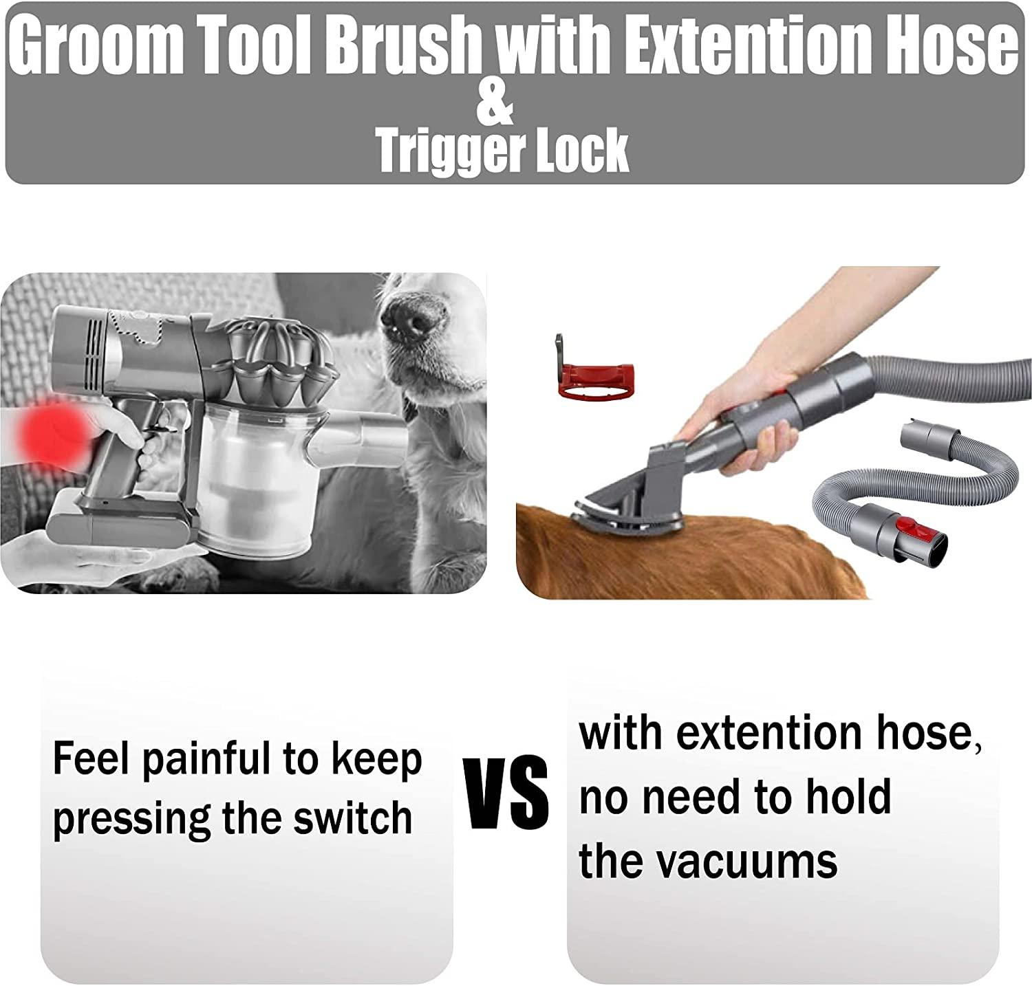 TPDL Groom Tool Dog Pet Attachment Brush Compatible with Dyson V7