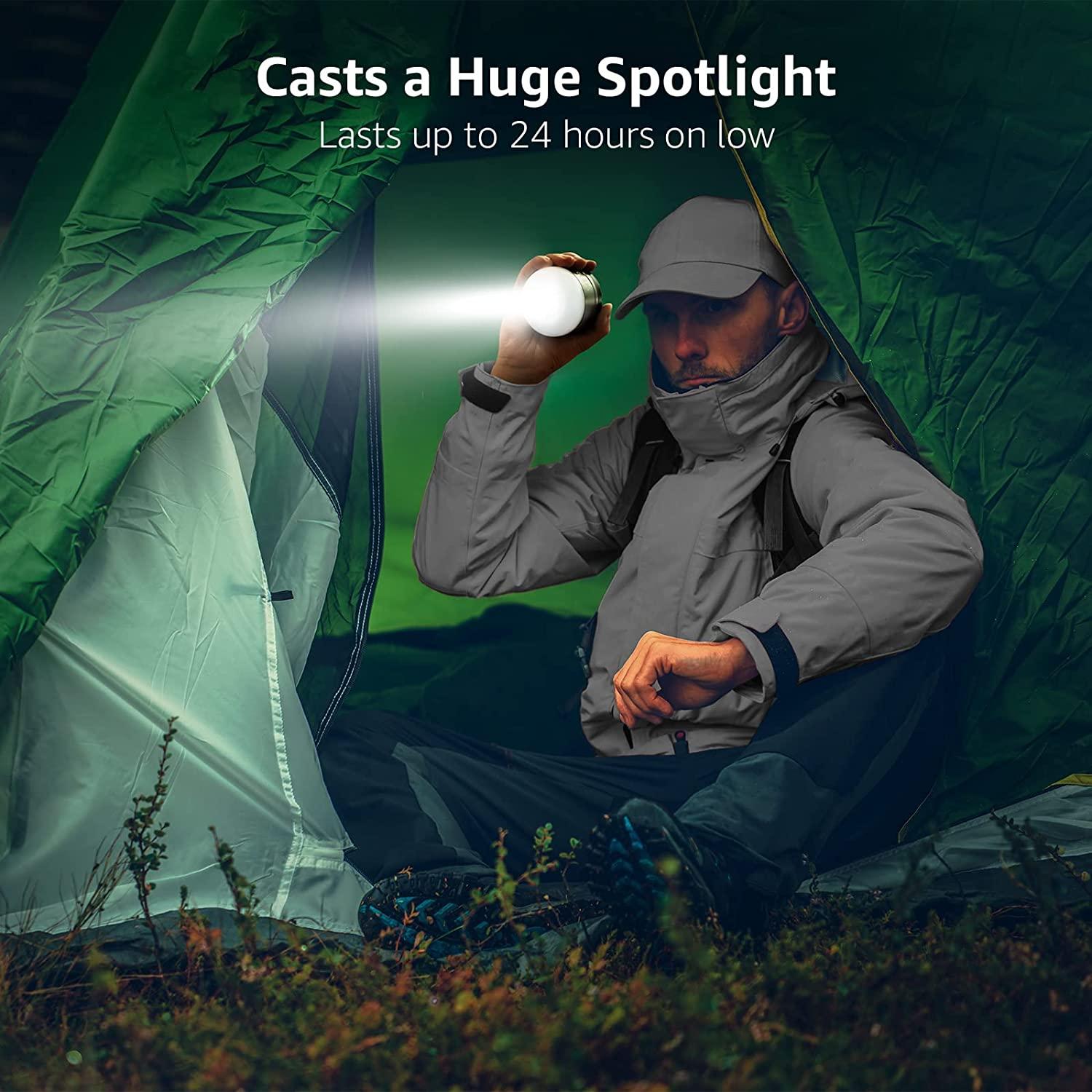 LE LED Camping Lantern Rechargeable 310LM Light Modes, Power