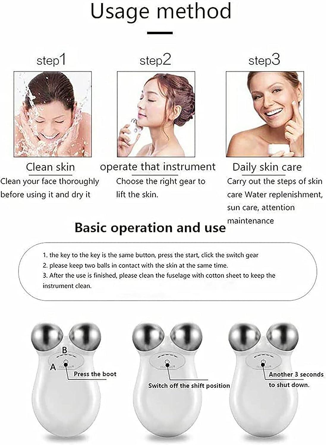 ボディ・フェイスケア Microcurrent Face Lifting Roller MicroCurrent Face-Lifter | 6 in 1