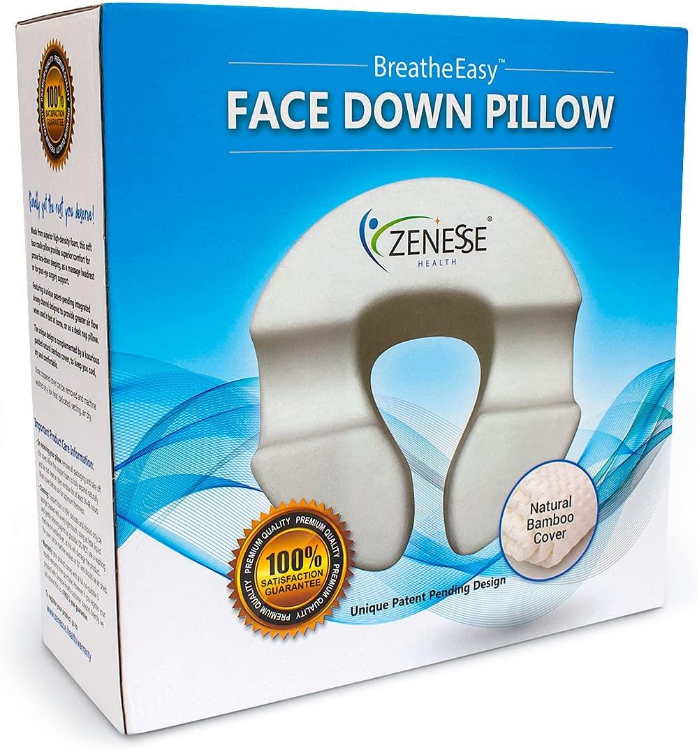 Breathe Easy Face Down Pillow Premium Adjustable Face Cradle