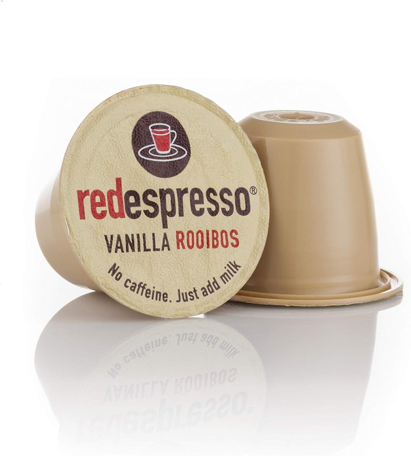 Red Espresso Vanilla Rooibos Tea Pods (10 Capsules) Nespresso