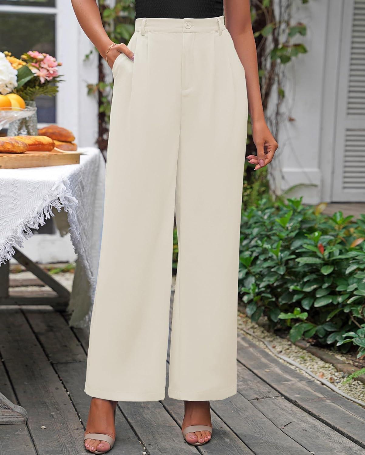 high waisted dress pants for sale SALE- Lavender High Rise Dress Pants with Pockets 3X main image 0