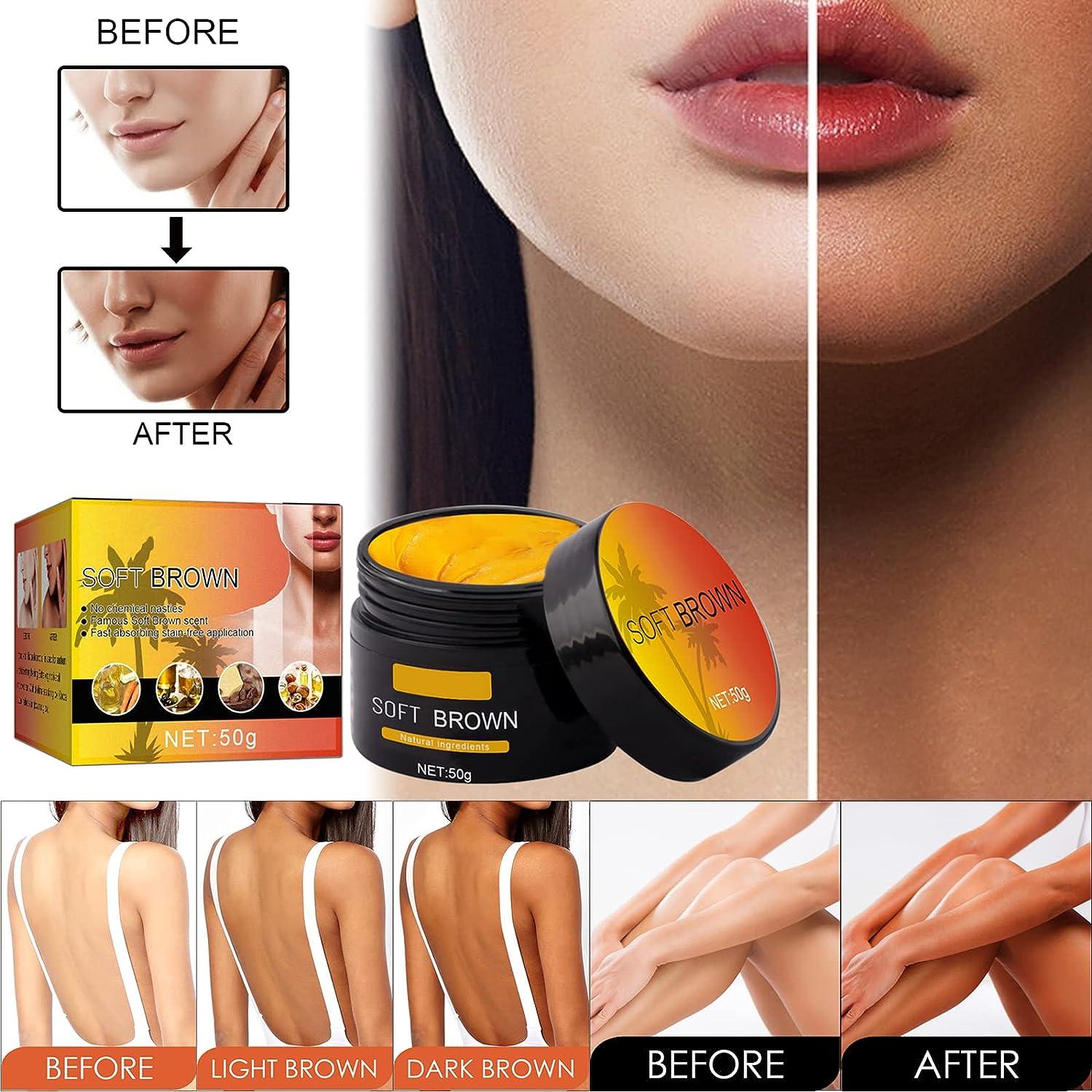 Carroten 100G Eelhoe Tanning Gel Soft Brown Accelerator Cream for