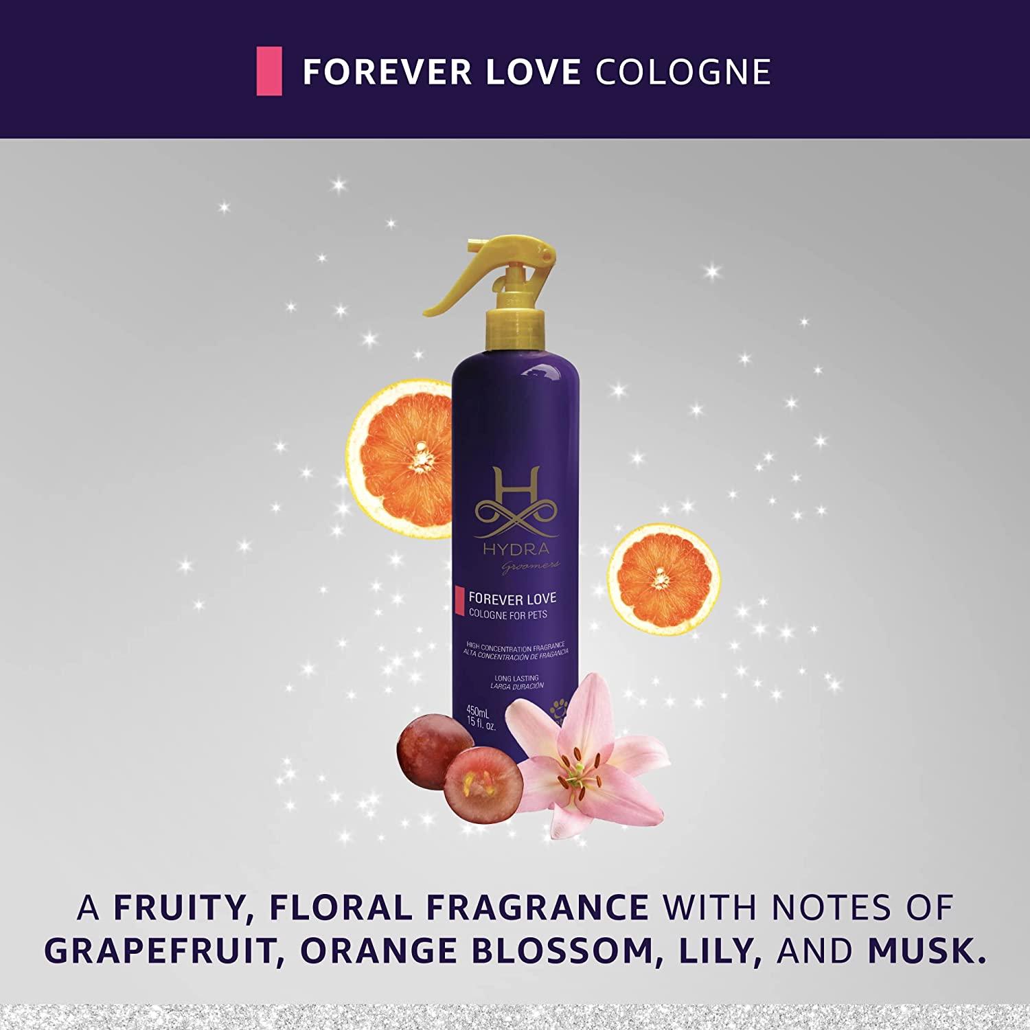 Hydra Forever Love Pet Cologne, Finishing Cologne for Dogs and Cats