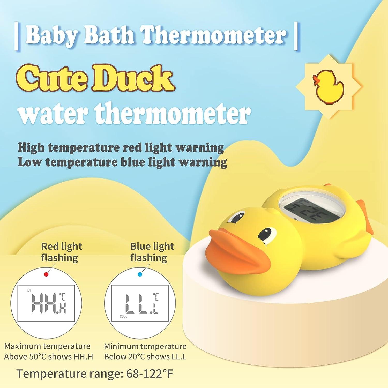 2023 Upgraded Baby Bath Thermometer Floating Duck Water Thermometer for