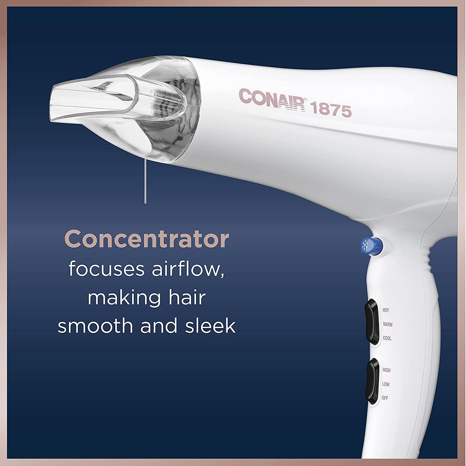 Conair 1875 watt sales ionic conditioning hair dryer