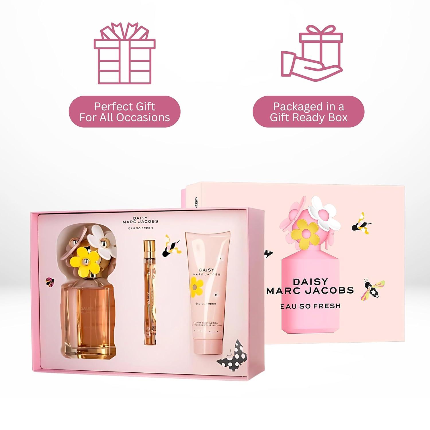 MARC JACOBS DAISY Eau So Fresh セット Marc Jacobs Women's 3-Pc. Eau de Toilette Daisy Eau So Fresh