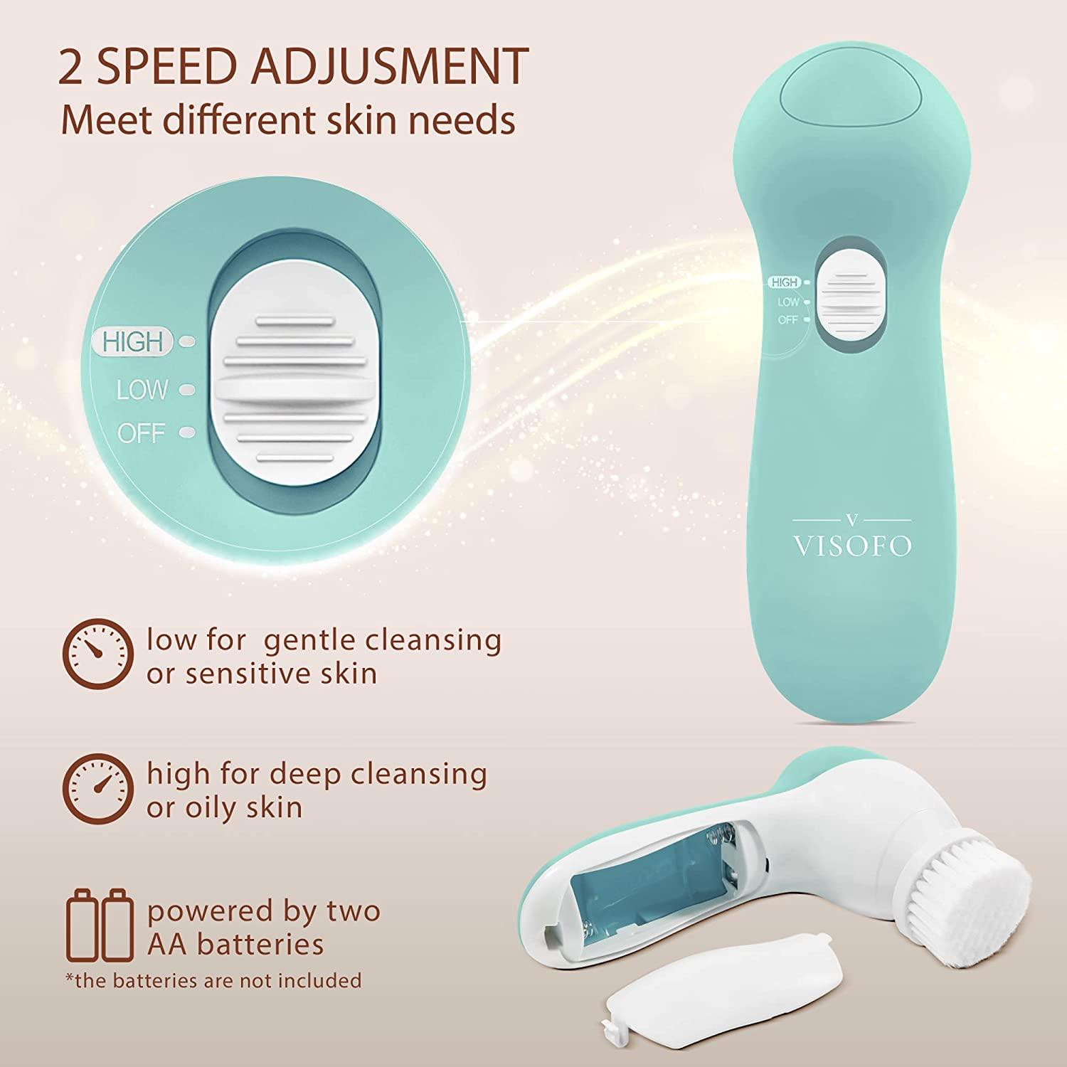 Facial Cleansing Brush Face Scrubber Exfoliator Wash Cleansing