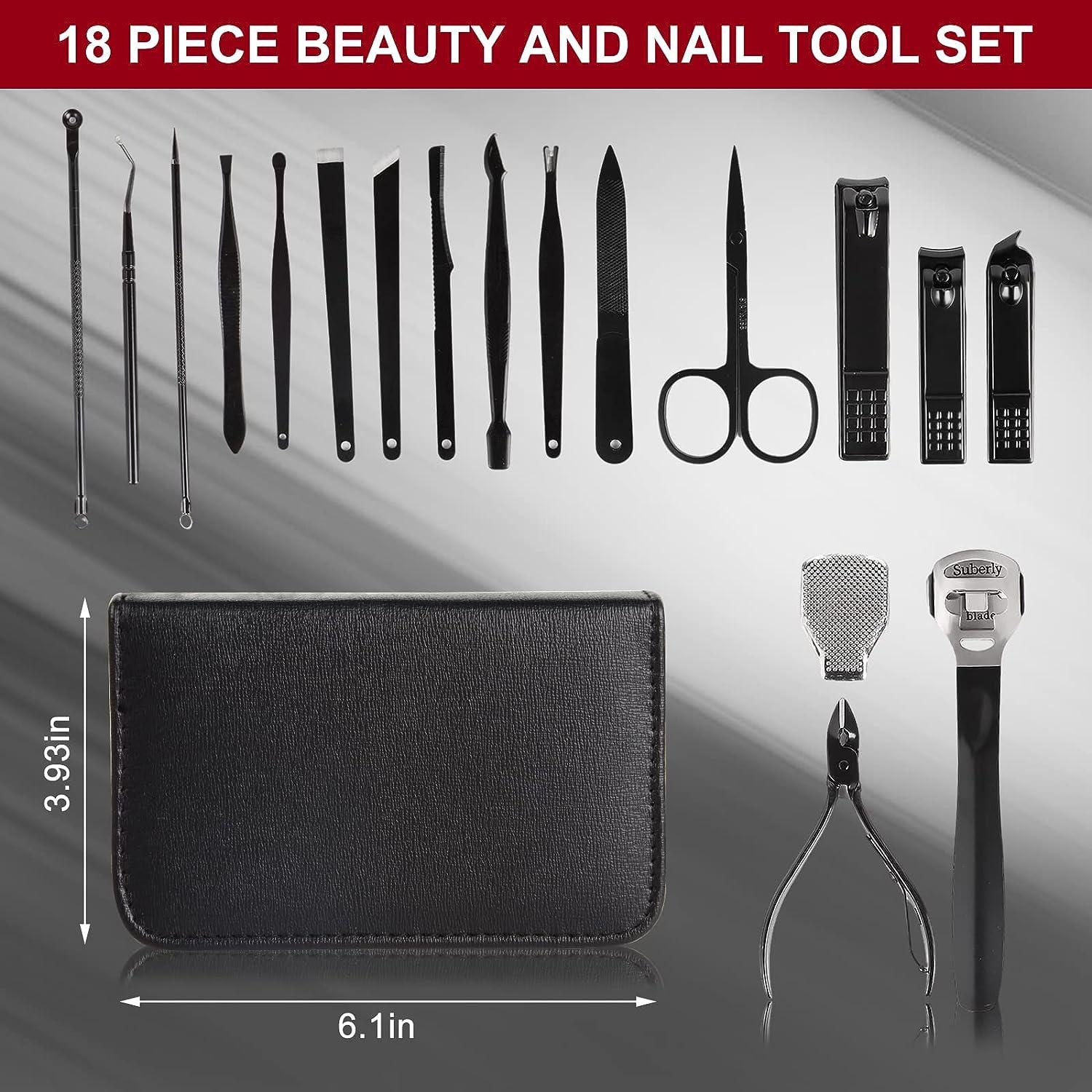 Manicure Pedicure Gift Set Nails Care Cuticle Pusher Pro Nail Cleaner  Germany | eBay