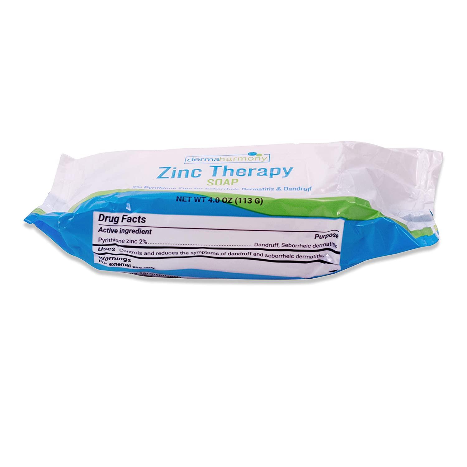 DermaHarmony 2 Pyrithione Zinc (ZnP) Bar Soap 4 oz For Seborrheic