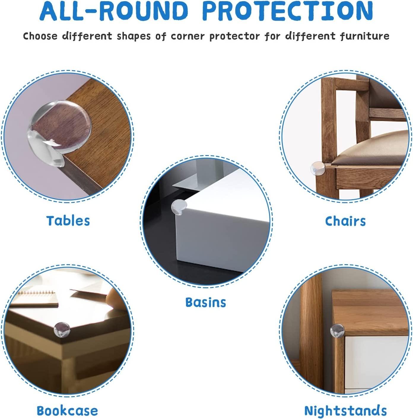 HOIHOO Corner Protector, Safety Baby Proofing Table Corner Guards