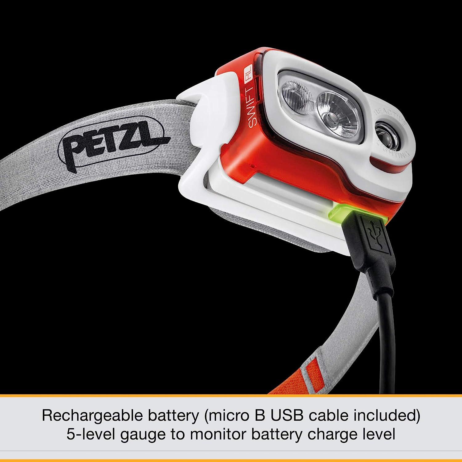 Petzl Swift RL Rechargeable Headlamp - 900 Lumens, Automatic