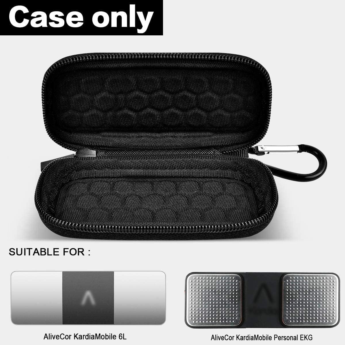 Case Compatible with AliveCor KardiaMobile Personal EKG, Kardia Mobile 6L  EKG Device and Heart Monitor