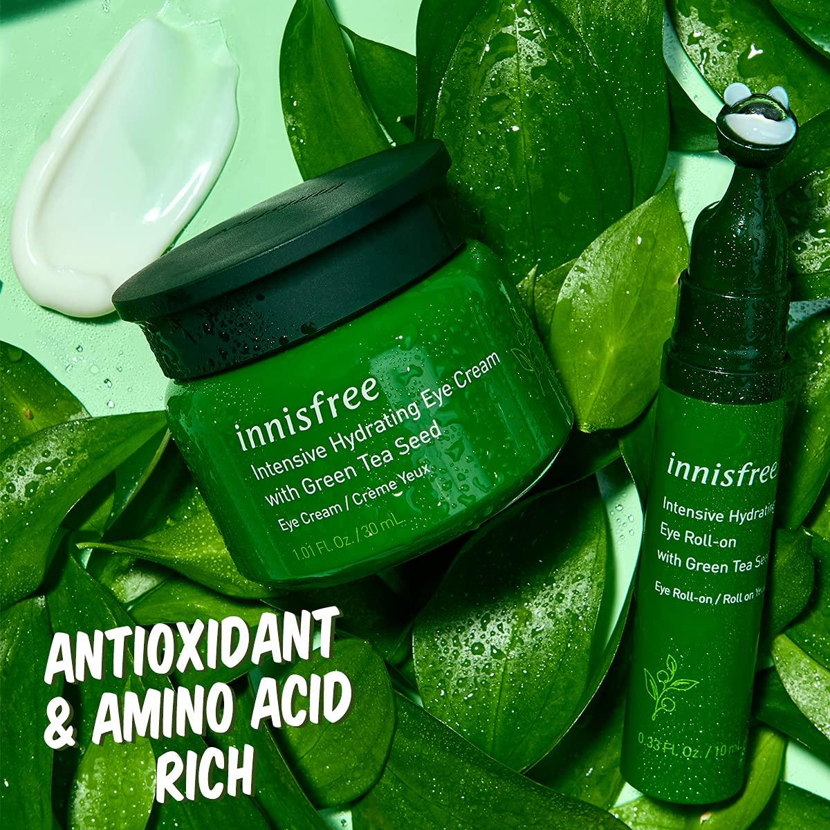 Innisfree Green Tea Eye Firming Energy Cream Hydrating Face Moisturizer