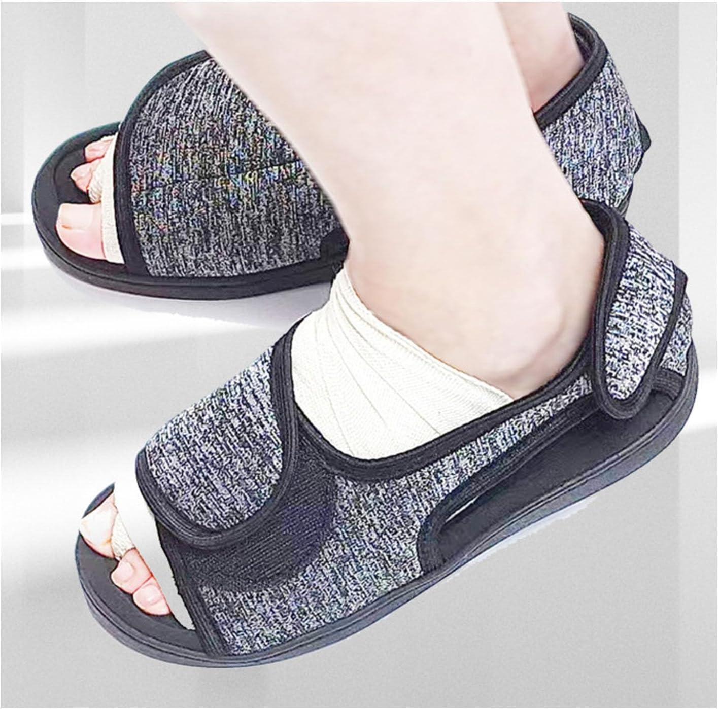 Diabetic Shoes Adjustable Sandals For Wide Feet Open Toe Diabetic