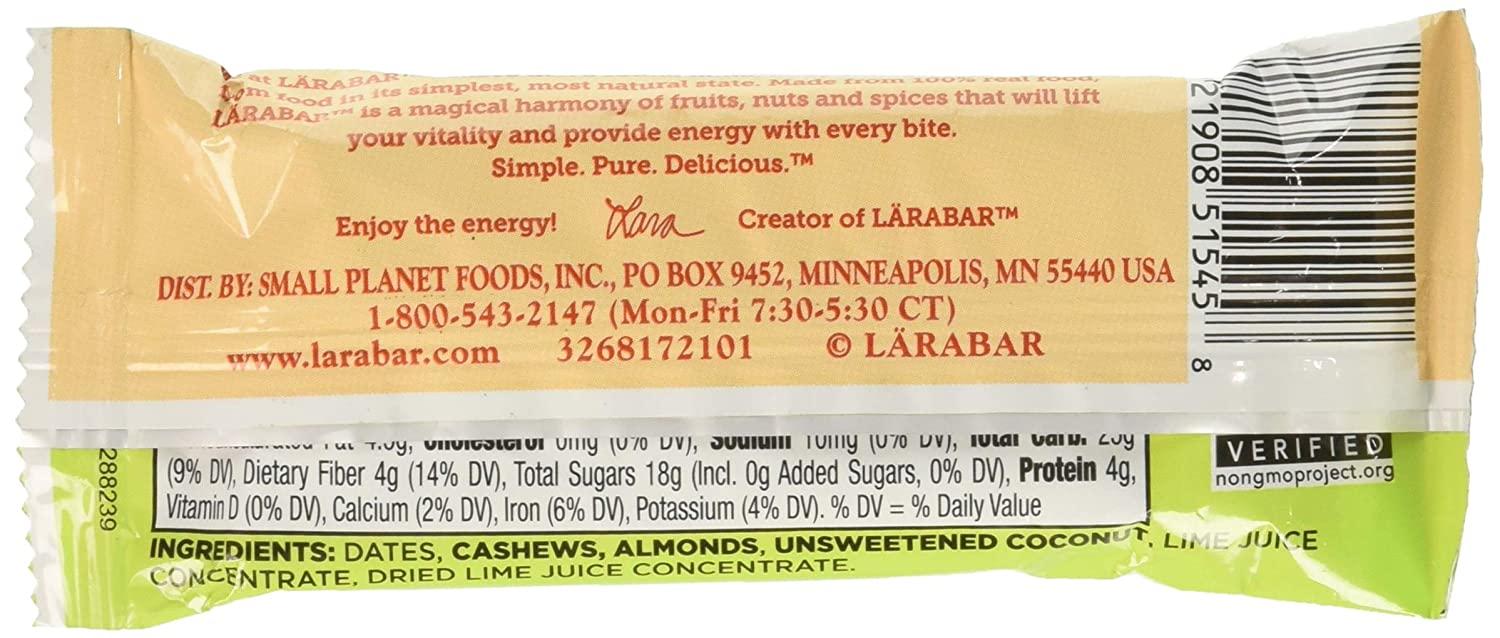 Larabar Bar Key Lime Pie, 1.6 oz