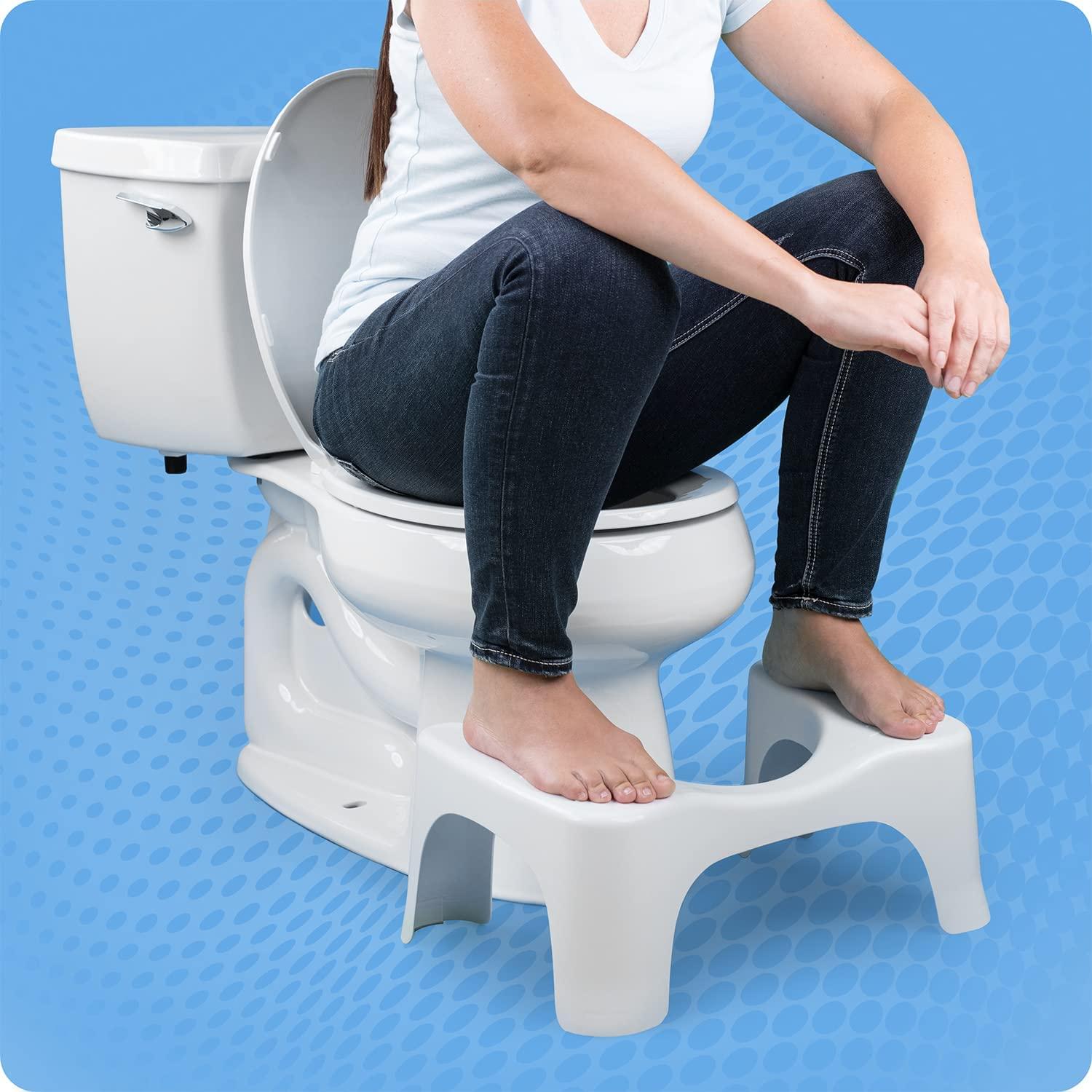 Squatty Potty Simple Toilet Stool White 7"