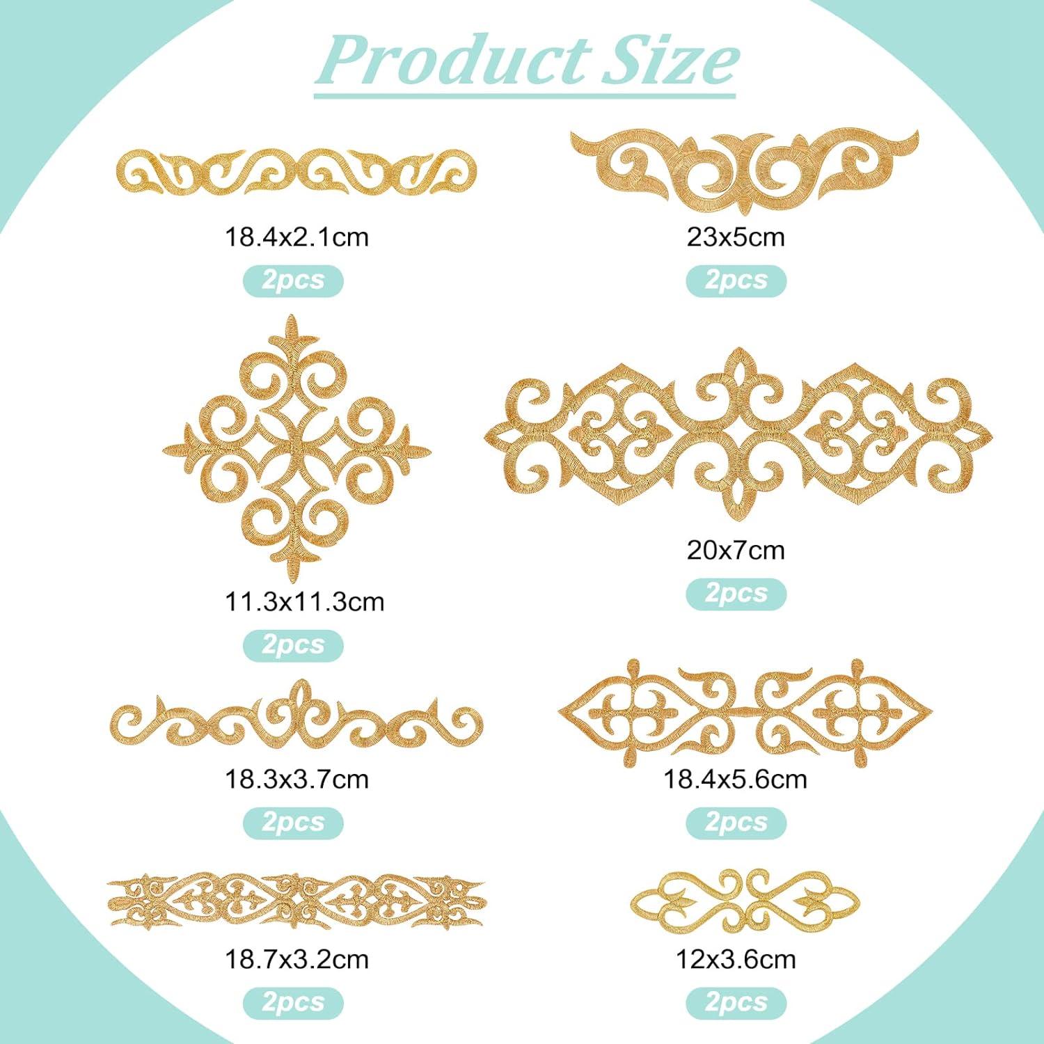 golden patch for dress Golden Star Fish Patch For Party Dress main image 1