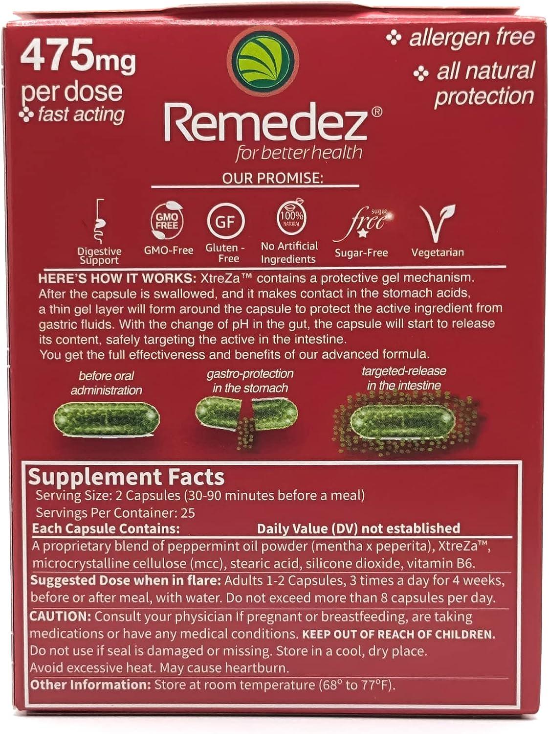 Remedez Advanced Bowel Defense (50 Oral Capsules) Irritable Bowel