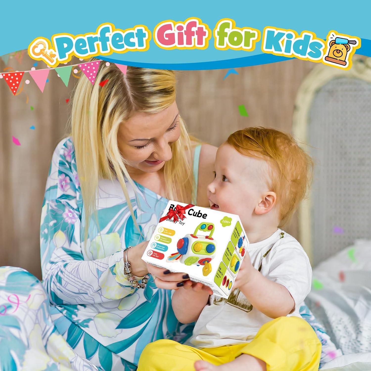 Adeokay Montessori Toy in Motor Cubes Best Children's