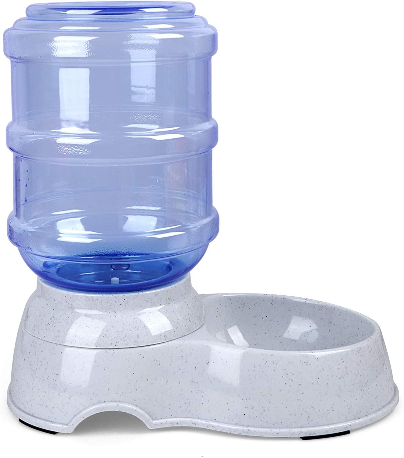 Pet Water Dispenser Station 1 Gal Replenish Pet Waterer for Dog Cat