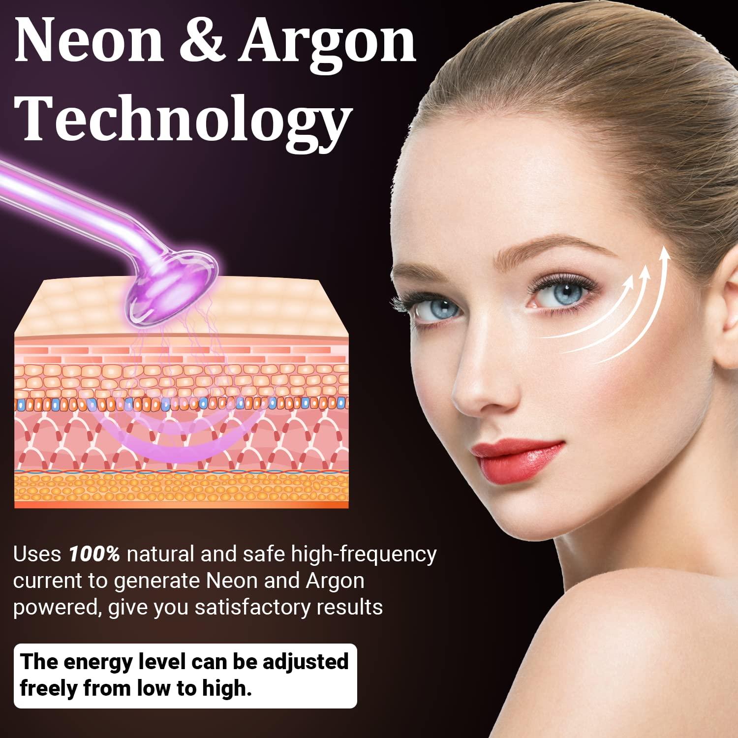 High Frequency Facial Wand UUPAS Portable High Frequency Facial
