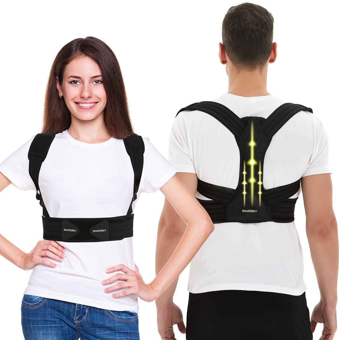 SHAPERKY Posture Corrector for Women and Men, Adjustable Upper