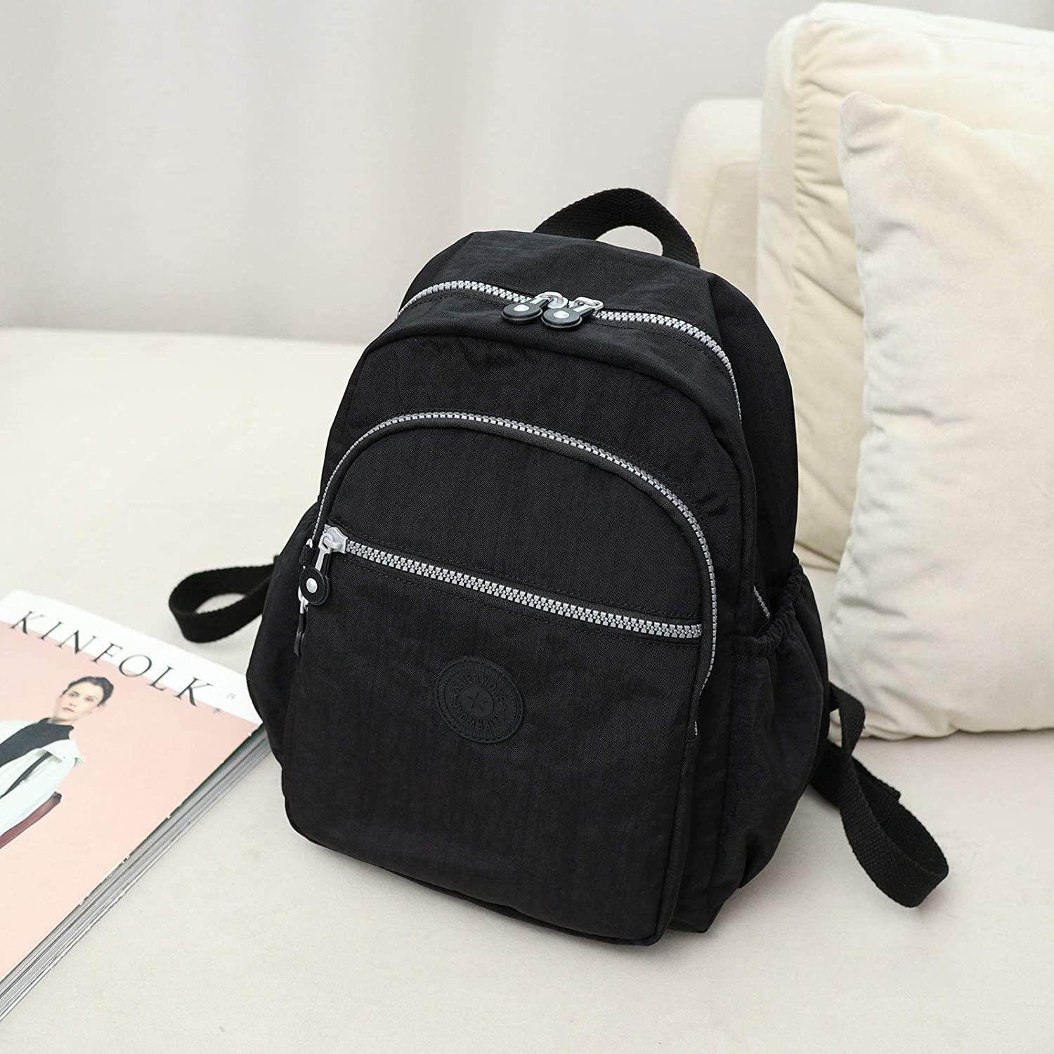  zhongningyifeng Backpack for Women Small, Mini Nylon