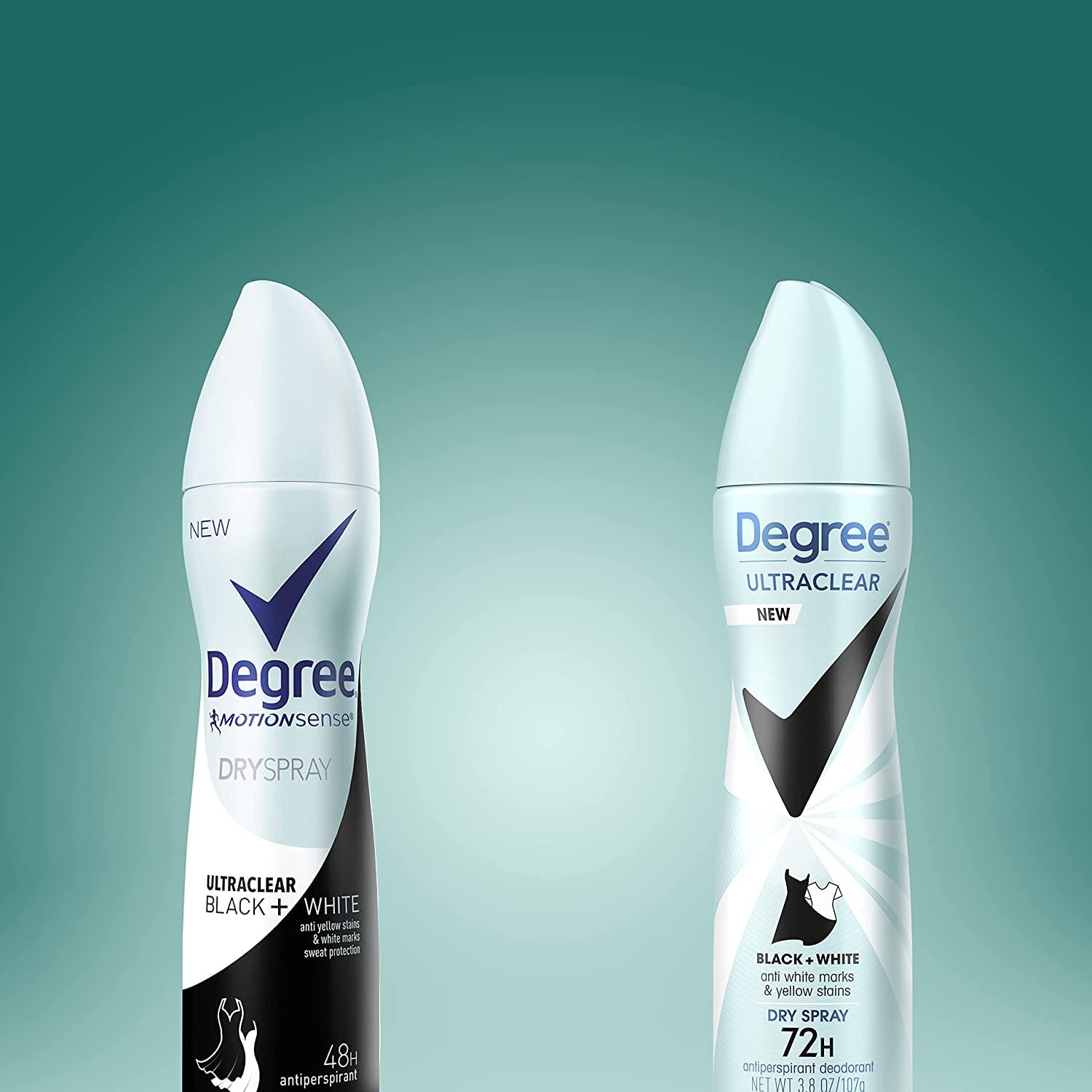 Degree UltraClear Antiperspirant Deodorant Dry Spray Anti White Marks