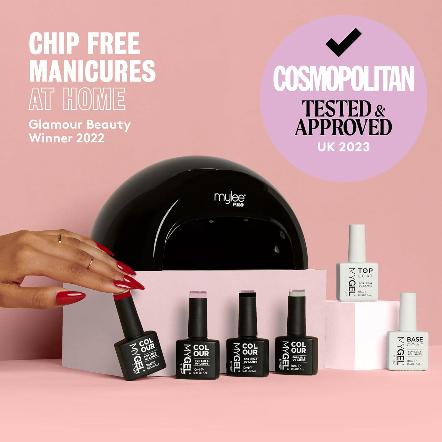 Mylee Complete Professional Gel Nail Polish LED Lamp Kit 4x MYGEL