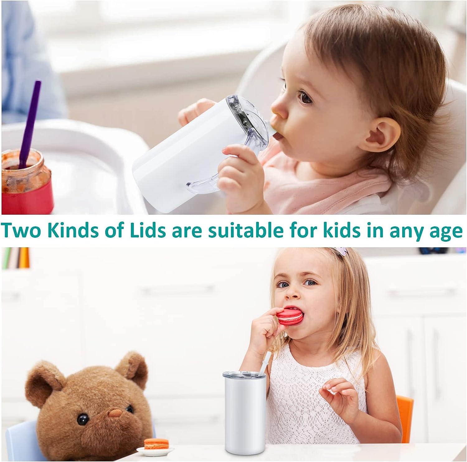 Rommeka Toddler Cups with Straws, 18/8 Stainless Steel Children Smoothie  Drinking Sippy Cups, Stacki…See more Rommeka Toddler Cups with Straws, 18/8