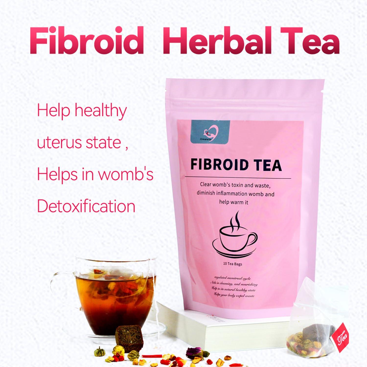 Hiherbs Fibroid Tea for Women Shrink Ovarian Cysts 10 Tea Bags