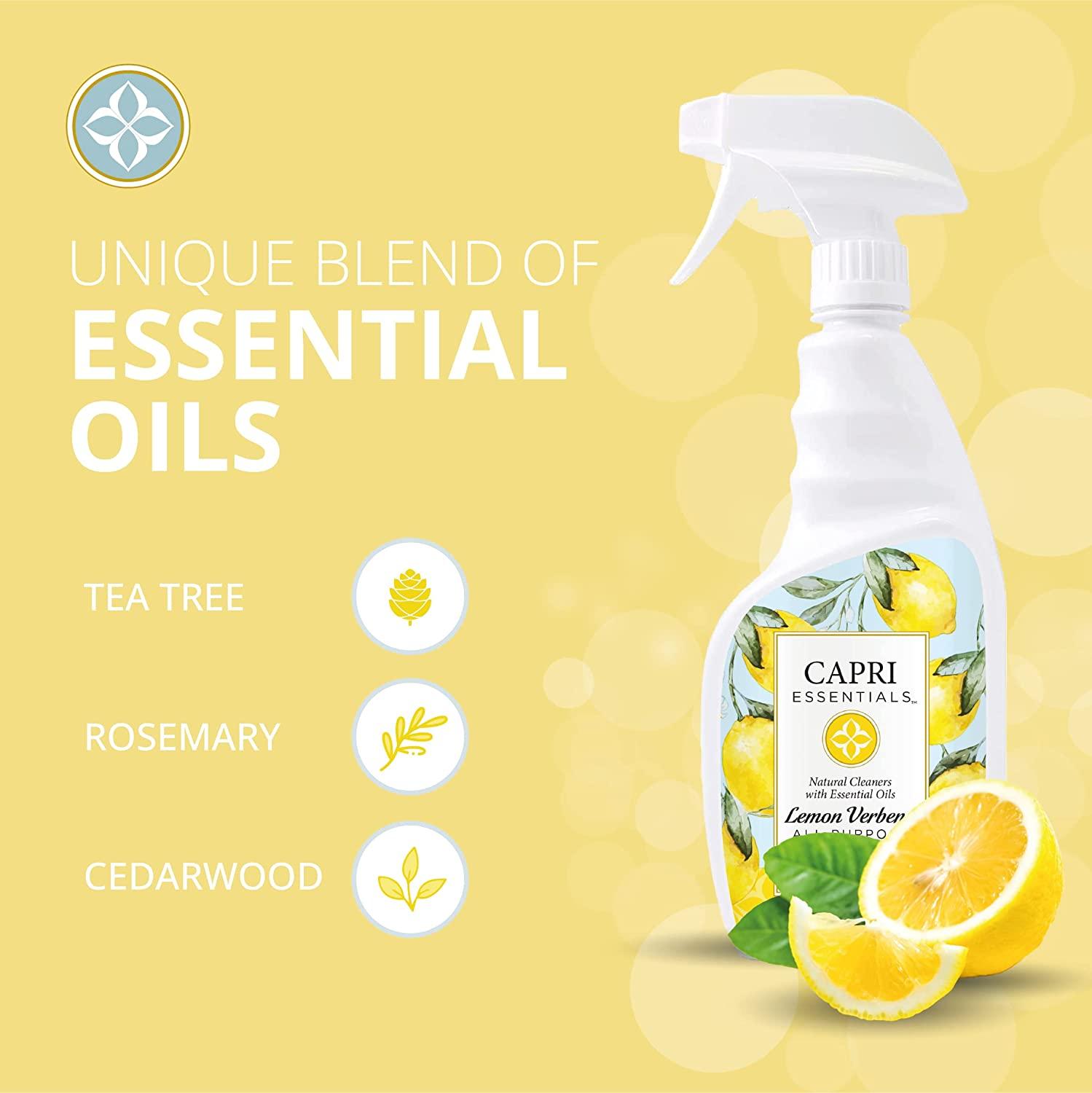 Capri Essentials Lemon Verbena All Purpose Cleaner Spray Essential