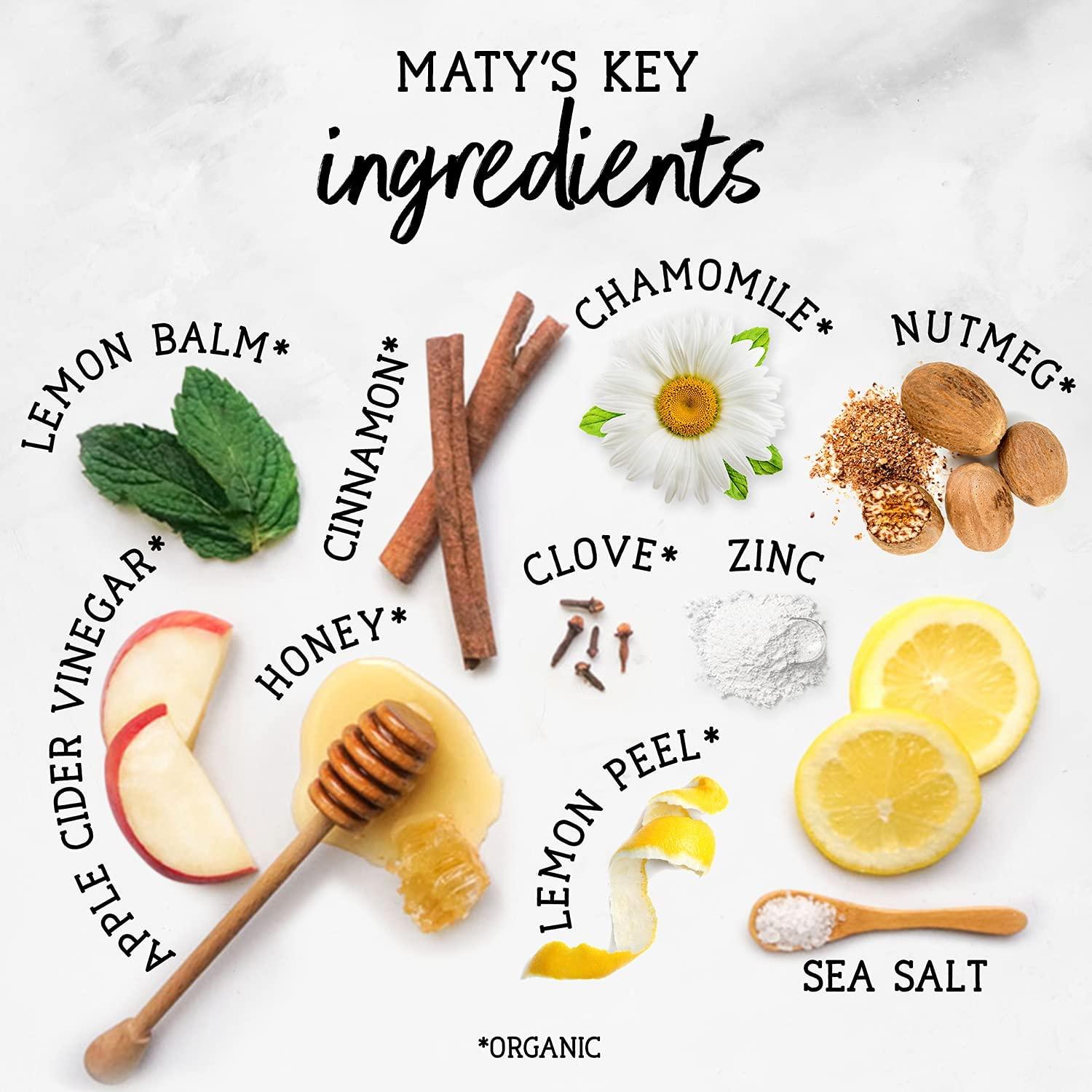 Matyâ€™s Organic Nighttime Cough Syrup Honey, Chamomile & Nutmeg 6