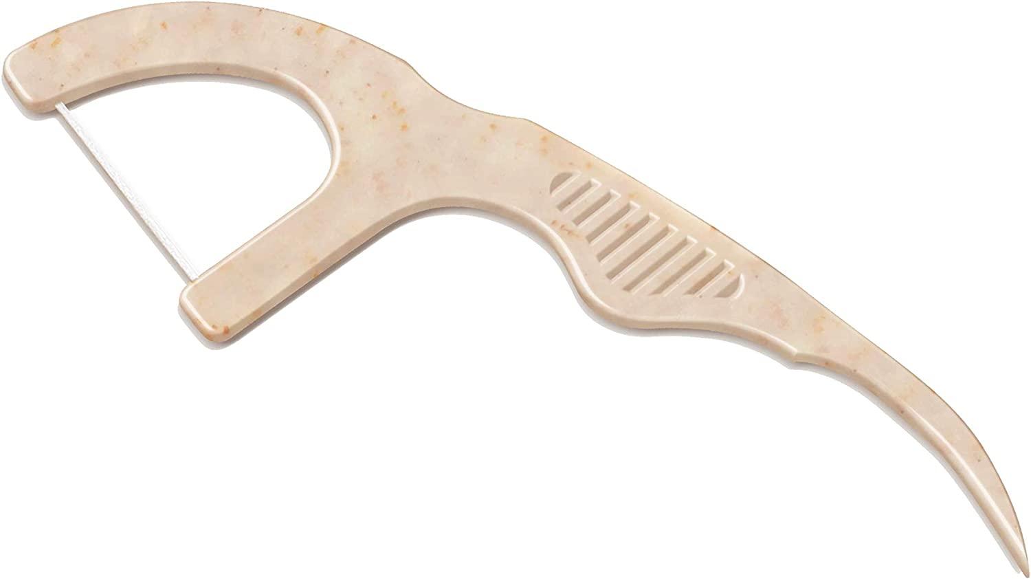 The Humble Co. Floss Picks (200 Count) Sustainable, Plant Based and