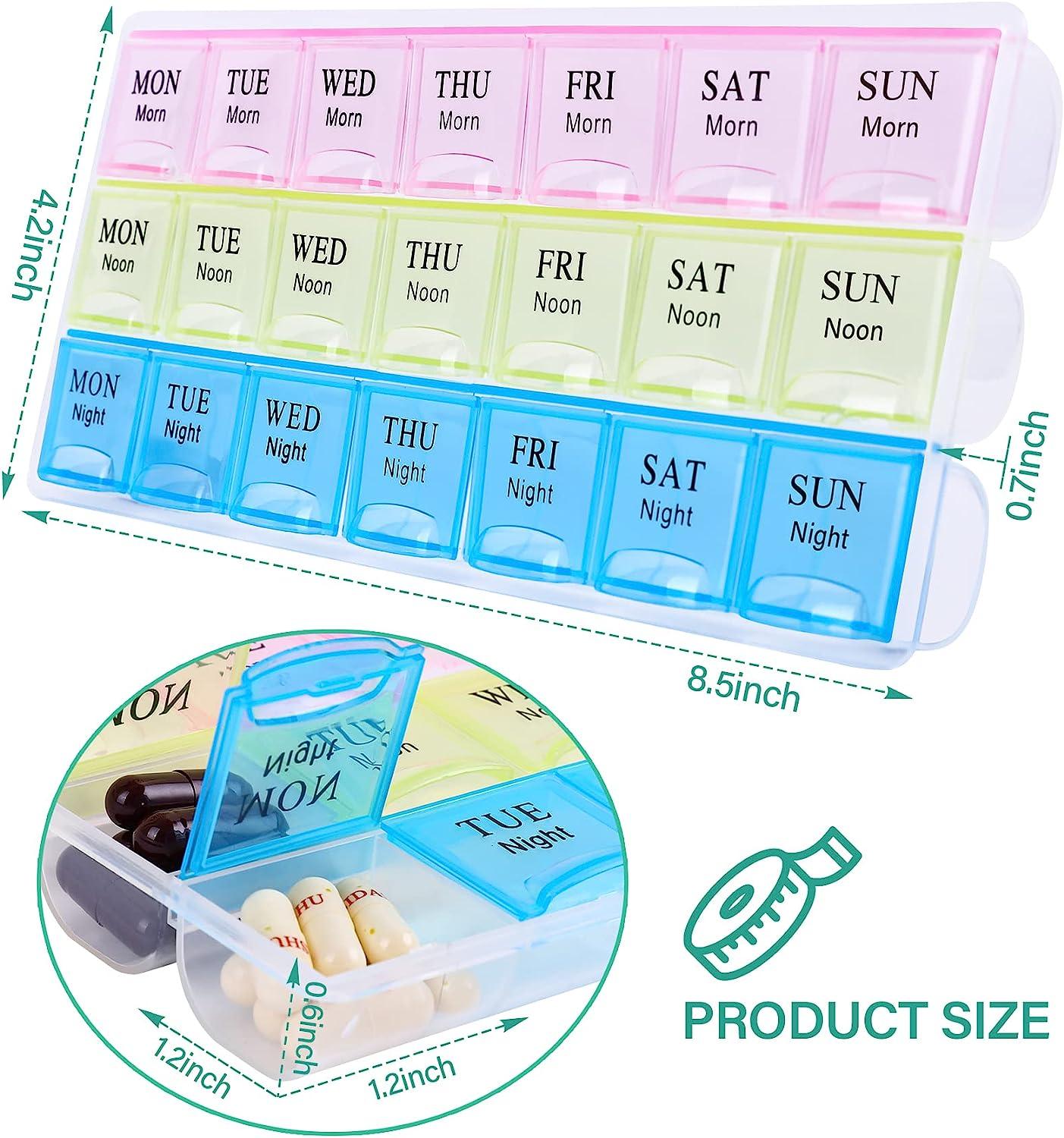 Wholesale 3-Compartment Small Pill Box Small Daily Pill Box - China Pill Box,  7 Day Pill Organizer