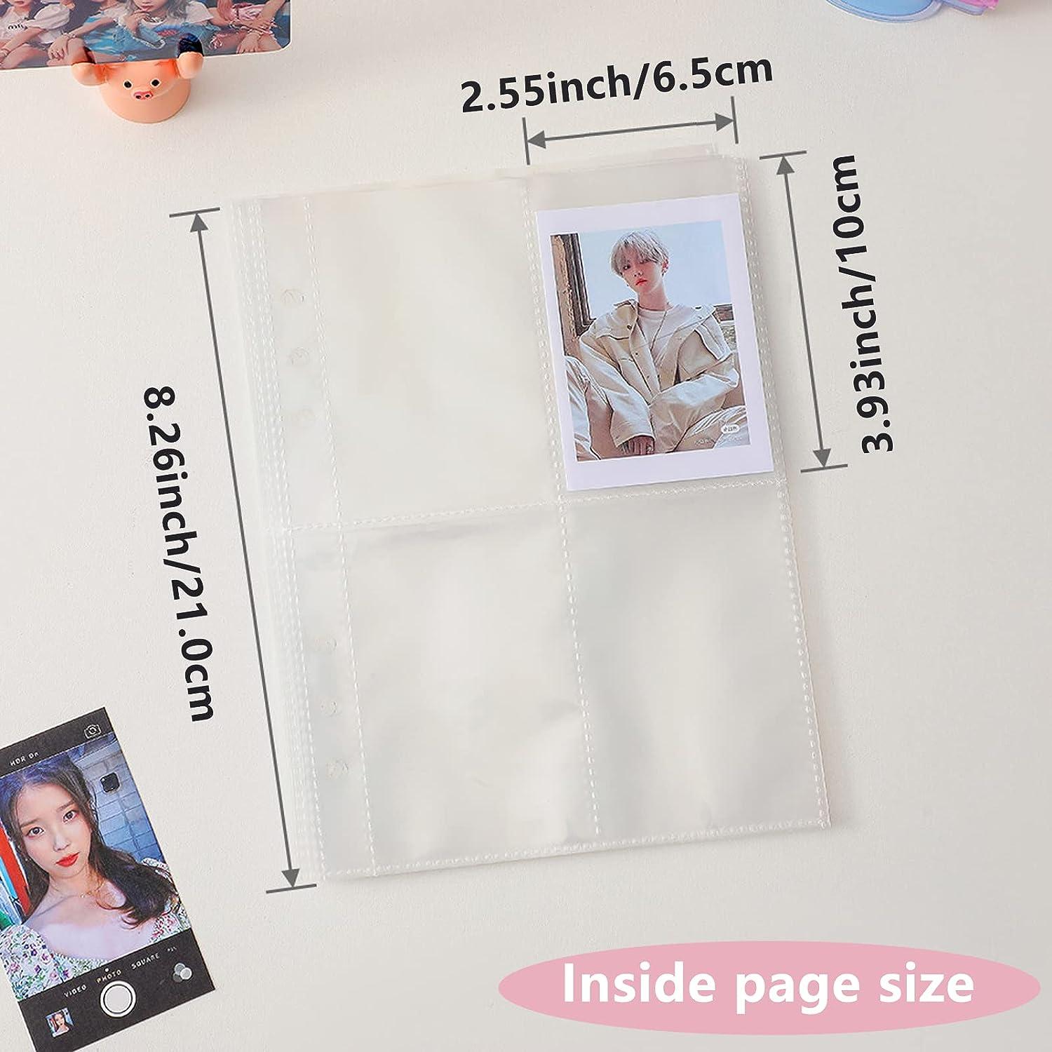 K-Pop Photo Card Binder Book with 25 Pcs Inner Sleeves