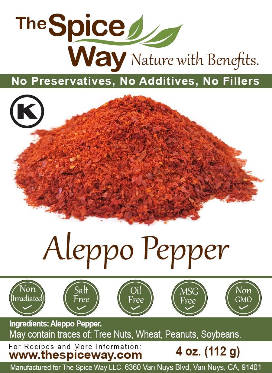 The Spice Way Premium Aleppo Pepper 4 oz. Crushed Aleppo Pepper