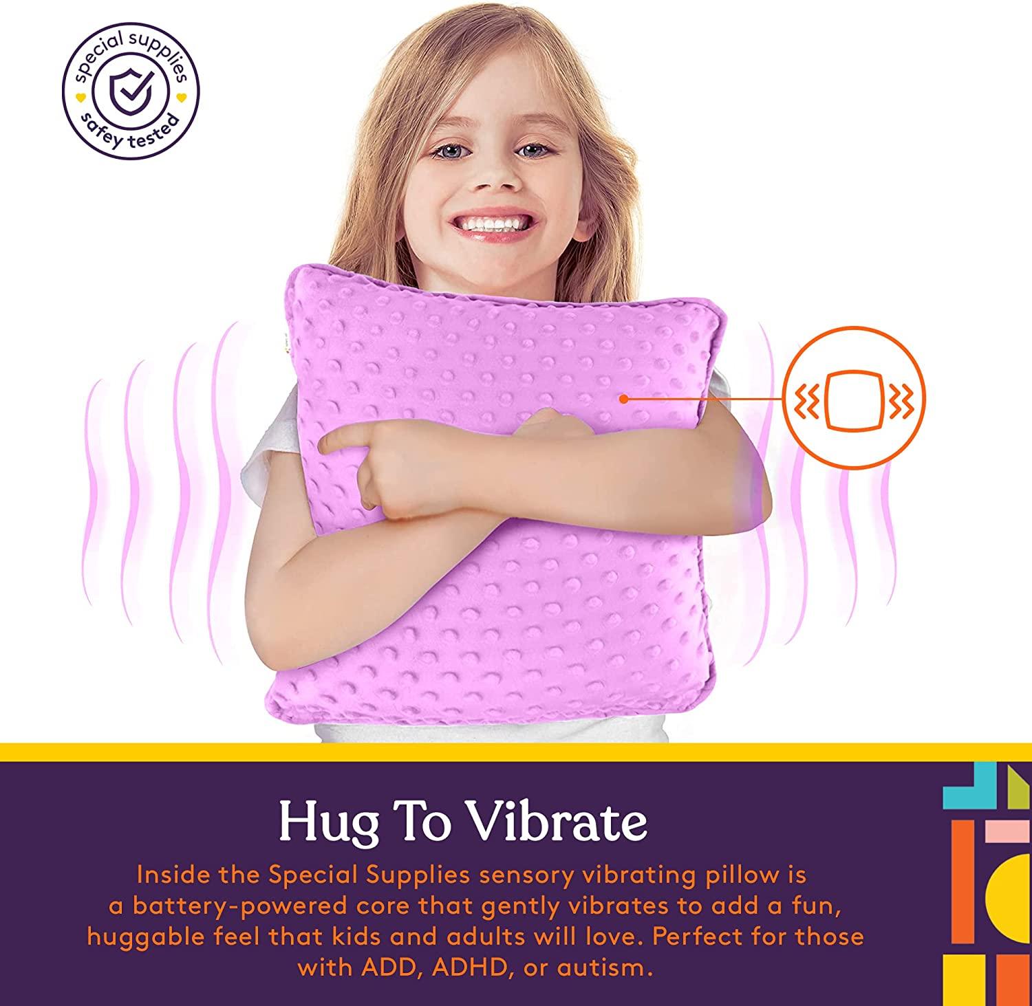 Special Supplies Vibrating Pillow Sensory Pressure Activated Calm for