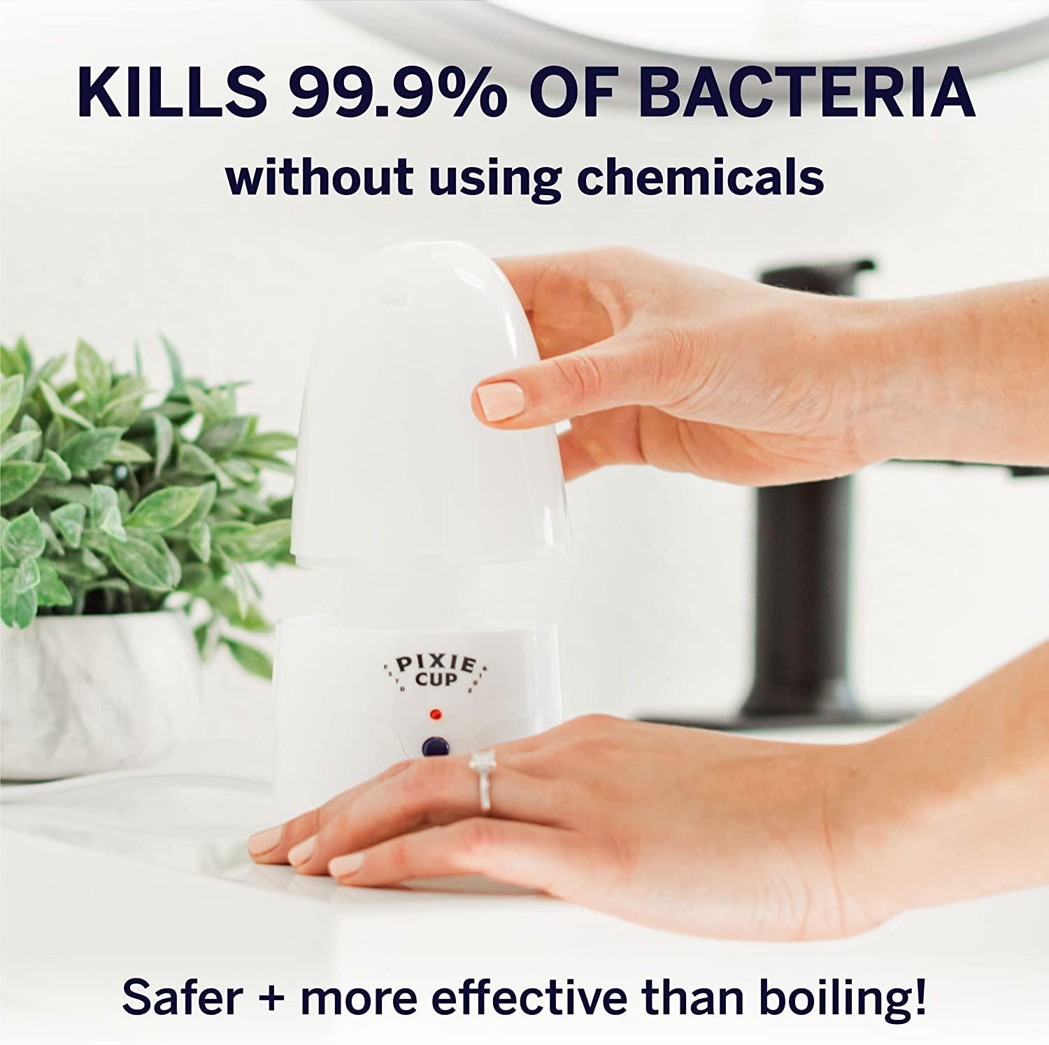 Pixie Menstrual Cup Steamer Sterilizer Cleaner Wash Your Cup + Kill 99.9 of Germs with