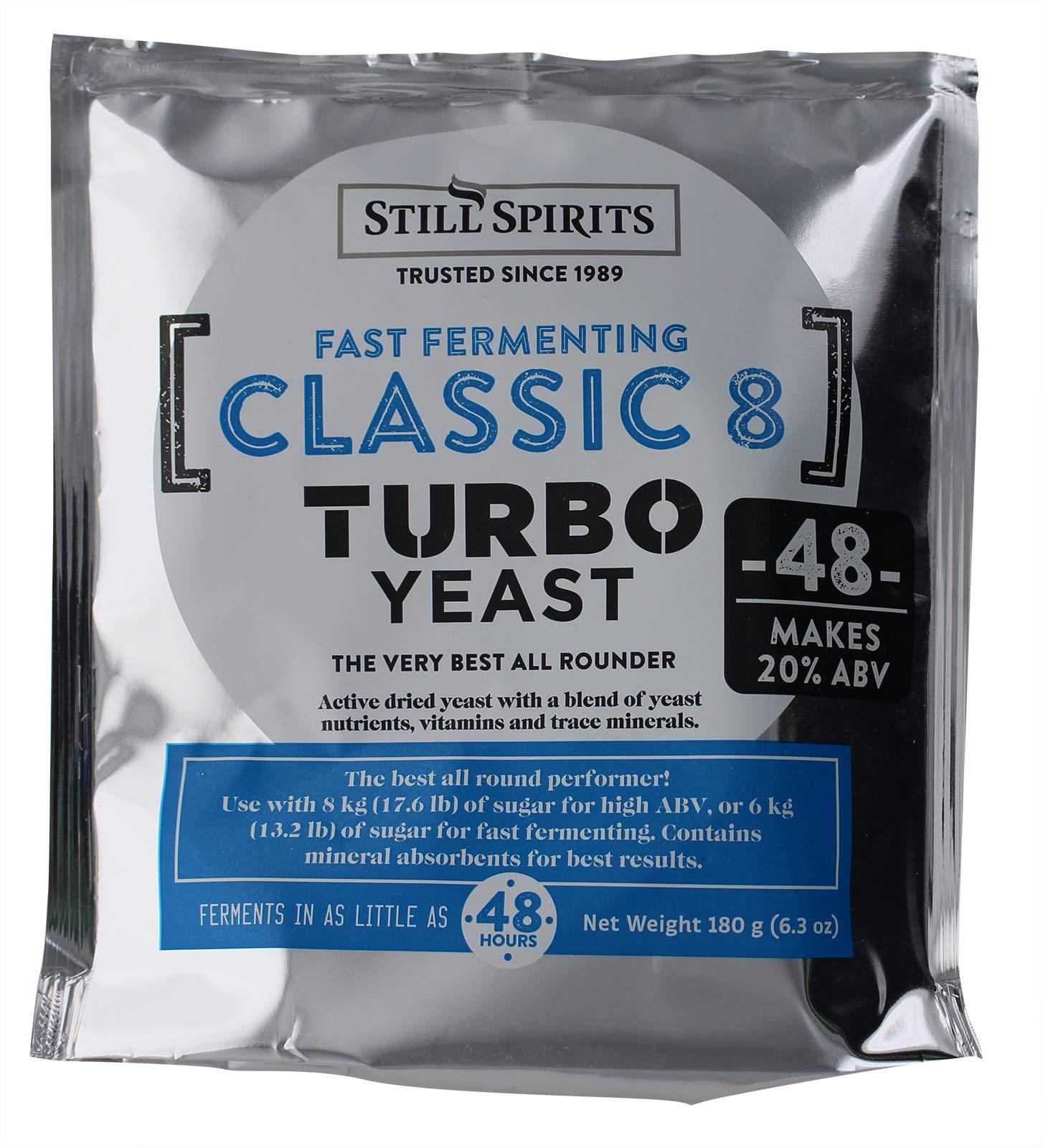Still Spirits Classic Turbo Yeast 18 175g Premium High Alcohol Distiller's Yeast